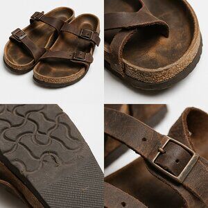 Birkenstock sandals brown